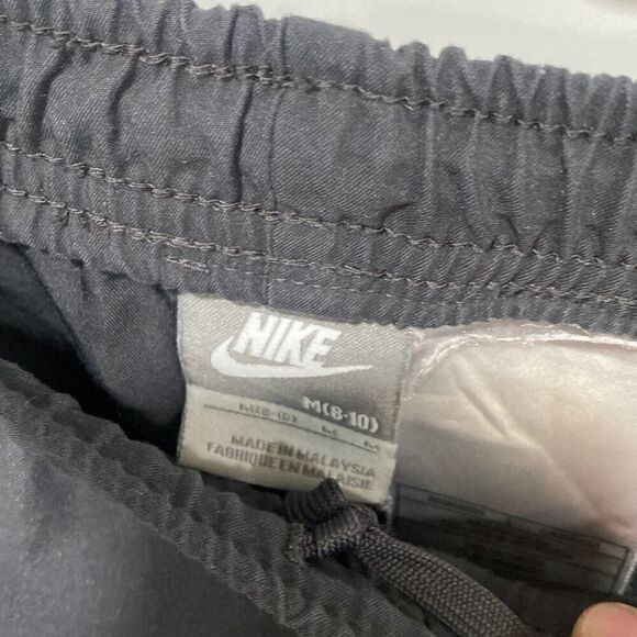 Vintage Nike Womens Elastic Waistband Mesh Lined Track Pants Gray Yellow Medium - Picture 5 of 9